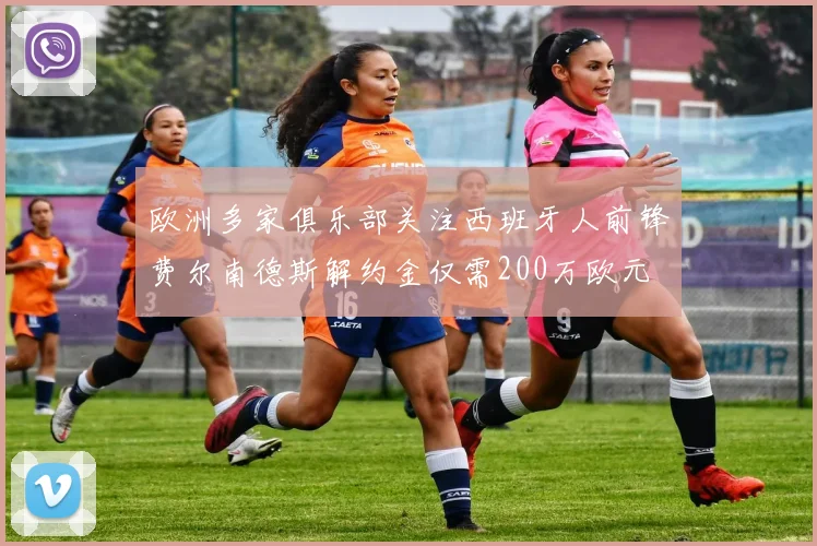 欧洲多家俱乐部关注西班牙人前锋费尔南德斯解约金仅需200万欧元