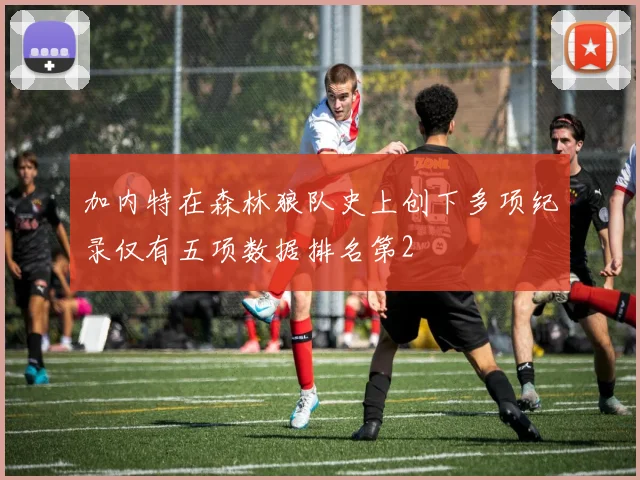 加内特在森林狼队史上创下多项纪录仅有五项数据排名第2